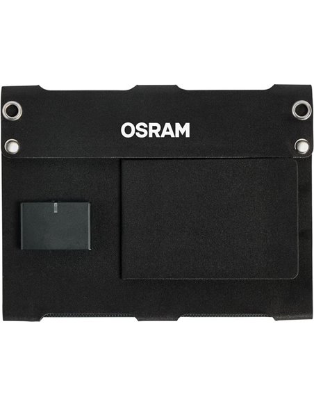 Panel solar plegable portátil BATTERYcharge SOLAR 20W, carga USB C y USB A, IP65