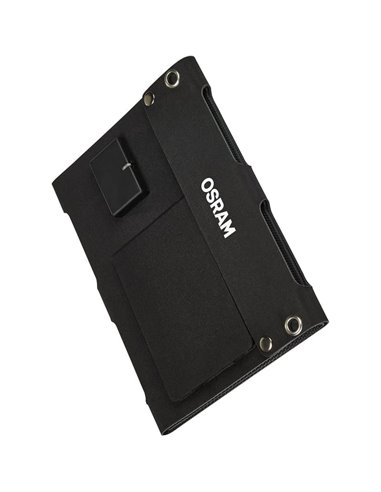 Panel solar plegable portátil BATTERYcharge SOLAR 20W, carga USB C y USB A, IP65