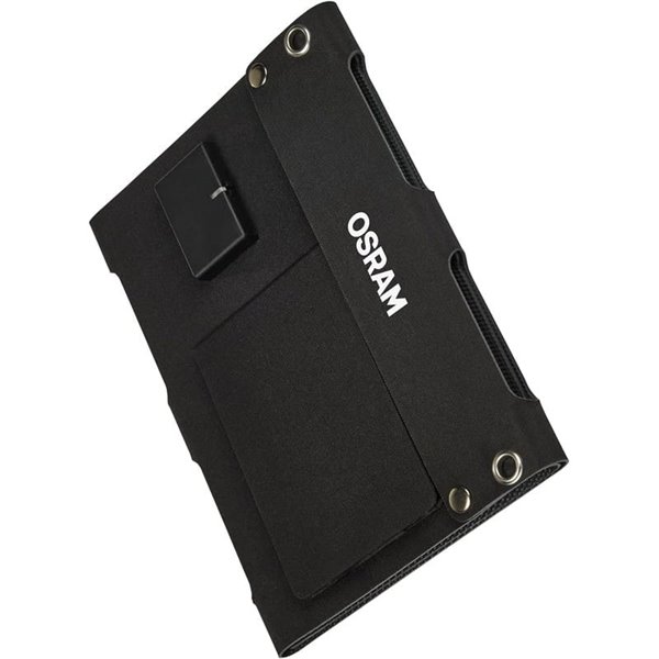 Panel solar plegable portátil BATTERYcharge SOLAR 20W, carga USB C y USB A, IP65