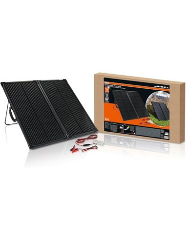 Panel solar portátil 100W IP65 con controlador 12V/10A, BATTERYcharge SOLAR 100W