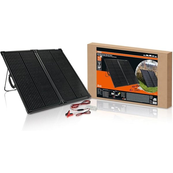 Panneau solaire portable 100 W IP65 avec contrôleur 12 V/10 A, BATTERYcharge SOLAR 100 W