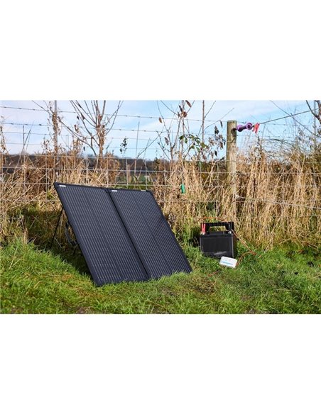 Panel solar portátil 100W IP65 con controlador 12V/10A, BATTERYcharge SOLAR 100W