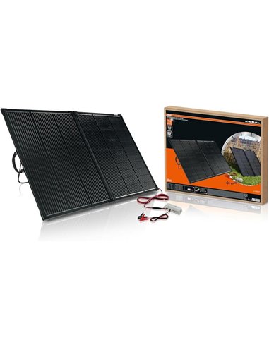 Panel solar portátil 200W IP65 con controlador, BATTERYcharge SOLAR, 12V/10A