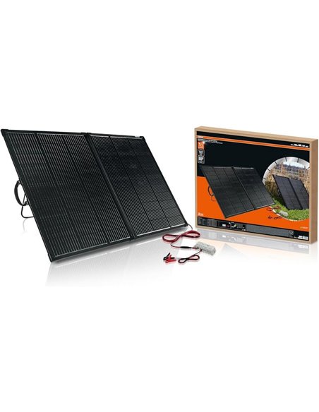 Panneau solaire portable 200 W IP65 avec contrôleur, BATTERYcharge SOLAR, 12 V/10 A