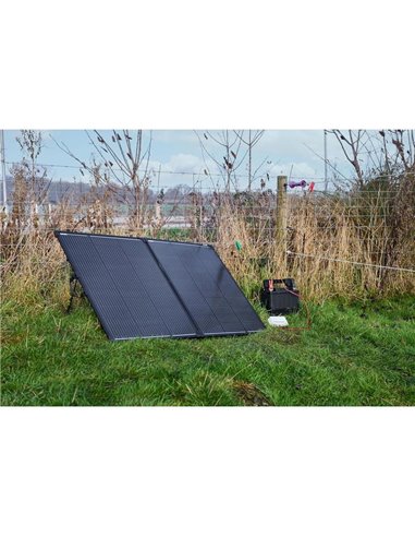 Panel solar portátil 200W IP65 con controlador, BATTERYcharge SOLAR, 12V/10A