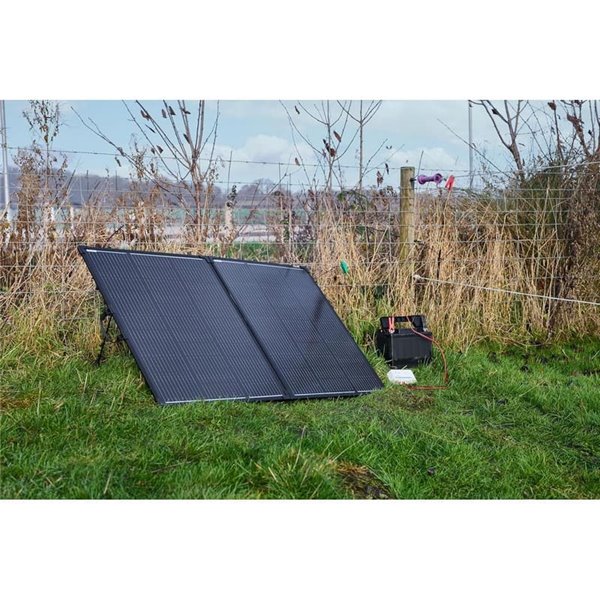 Panel solar portátil 200W IP65 con controlador, BATTERYcharge SOLAR, 12V/10A