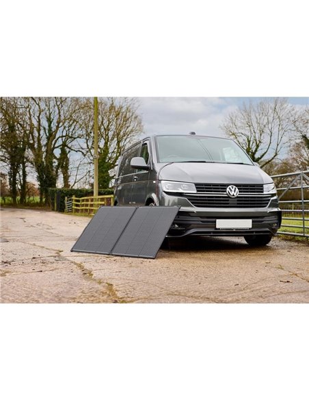 Panel solar portátil 200W IP65 con controlador, BATTERYcharge SOLAR, 12V/10A