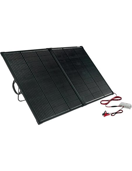 Panel solar portátil 200W IP65 con controlador, BATTERYcharge SOLAR, 12V/10A