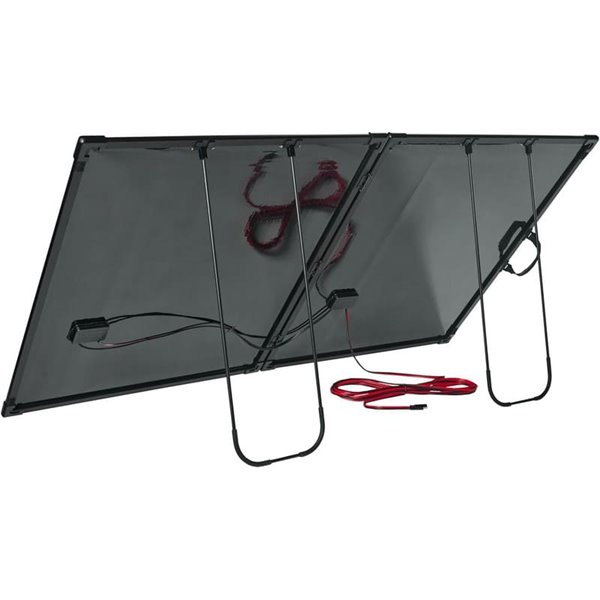 Panel solar portátil 200W IP65 con controlador, BATTERYcharge SOLAR, 12V/10A