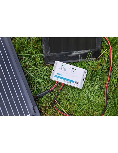 Panel solar portátil 200W IP65 con controlador, BATTERYcharge SOLAR, 12V/10A