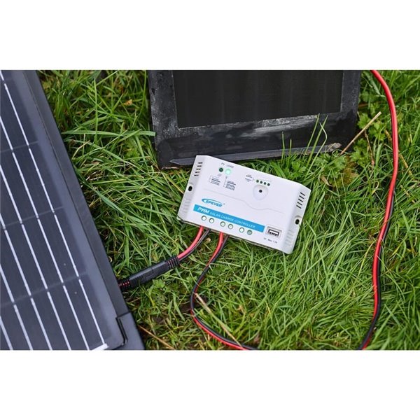 Panel solar portátil 200W IP65 con controlador, BATTERYcharge SOLAR, 12V/10A