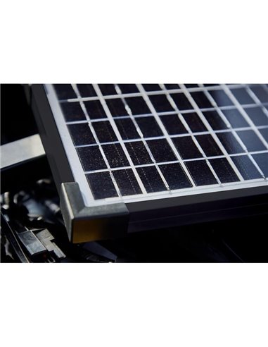 Mantenedor solar 12V 5W IP65 para batería, 0,28 A, 205×205×18 mm, BATTERYcharge SOLAR 5W