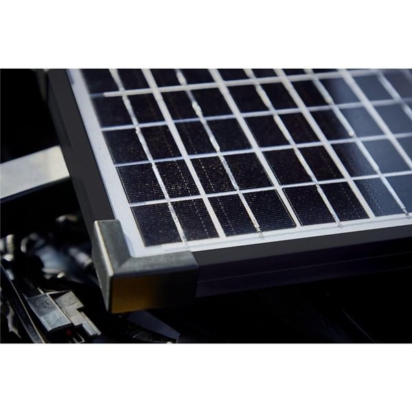 Mantenedor solar 12V 5W IP65 para batería, 0,28 A, 205×205×18 mm, BATTERYcharge SOLAR 5W