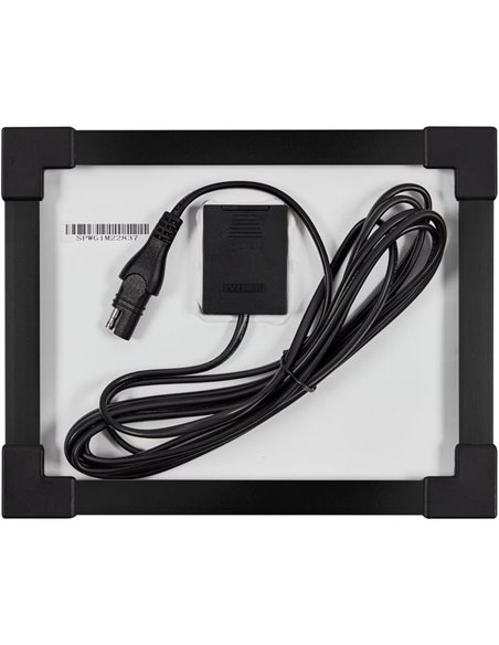 Mantenedor solar 12V 5W IP65 para batería, 0,28 A, 205×205×18 mm, BATTERYcharge SOLAR 5W