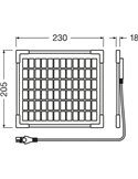 Mantenedor solar 12V 5W IP65 para batería, 0,28 A, 205×205×18 mm, BATTERYcharge SOLAR 5W
