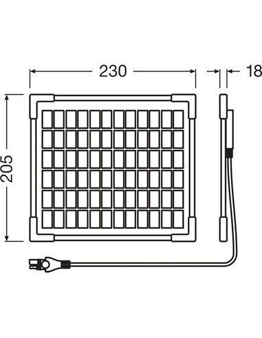 Mainteneur solaire de batterie 12 V 5 W IP65, 0,28 A, 205 x 205 x 18 mm, BATTERYcharge SOLAR 5 W