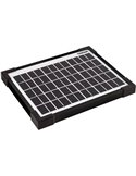 Mantenedor solar 12V 5W IP65 para batería, 0,28 A, 205×205×18 mm, BATTERYcharge SOLAR 5W