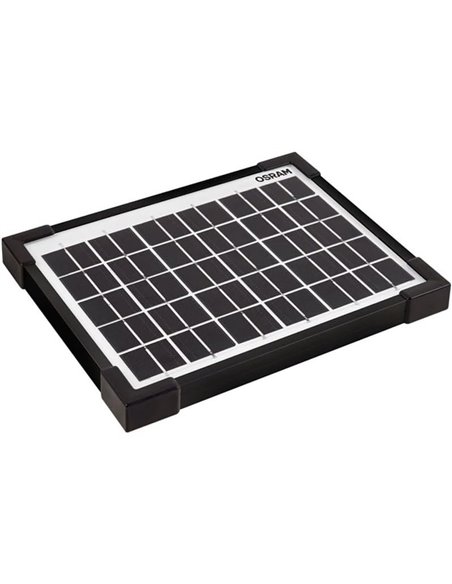 Mantenedor solar 12V 5W IP65 para batería, 0,28 A, 205×205×18 mm, BATTERYcharge SOLAR 5W