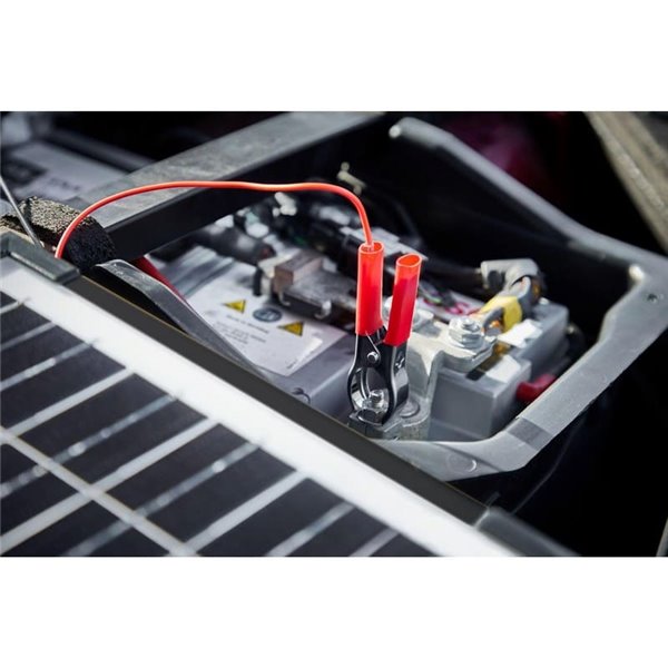 Mantenedor solar 12V 10W IP65 para batería, 0,56 A, 230×364×18 mm, BATTERYcharge SOLAR 10W