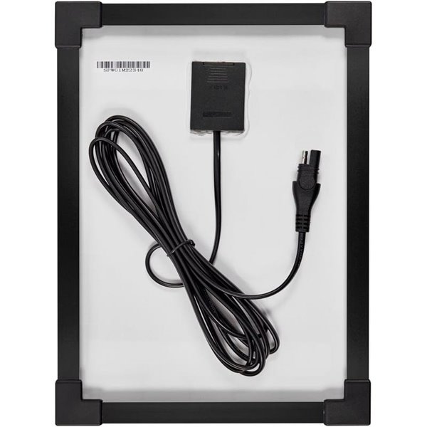 Mantenedor solar 12V 10W IP65 para batería, 0,56 A, 230×364×18 mm, BATTERYcharge SOLAR 10W