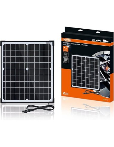 Mantenimiento de baterías solares vehículos BATTERYcharge SOLAR 20W, IP65