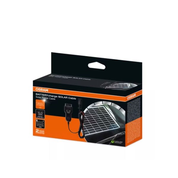 Cable para mantenimiento de baterías solares BATTERYcharge SOLAR Cable, compatible con OSP500, OSP1000 y OSP2000