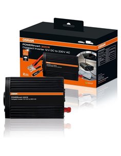 Inversor de onda sinusoidal de 12V a 230V hasta 300W POWERinvert, convertidor de energía