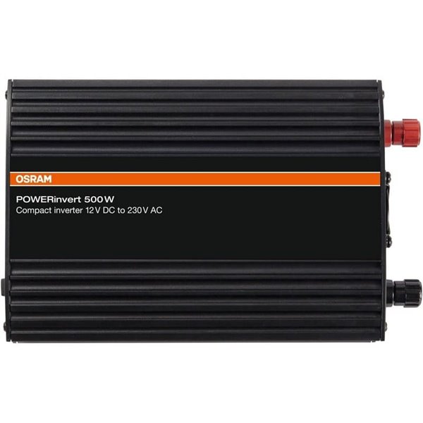 Inversor de potência compacto de 12 V a 230 V até 500 W POWERinvert, silencioso