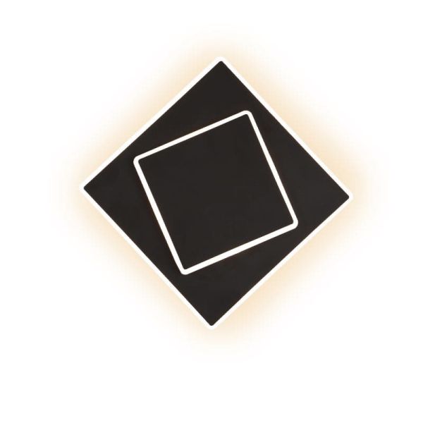 Aplique de pared DAKLA negro 6427 Mantra | LeonLeds
