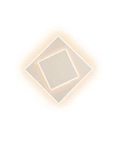 Luminária de parede branca Mantra DAKLA 18 cm | LeonLeds