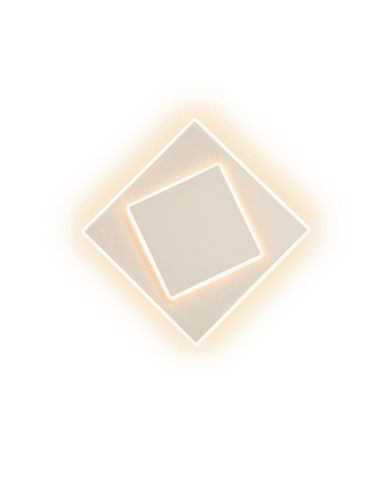 Luminária de parede branca Mantra DAKLA 18 cm | LeonLeds