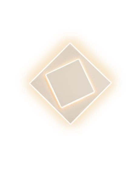 Applique murale DAKLA Mantra blanche 18 cm | LeonLeds