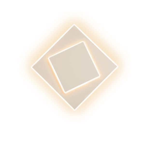 Luminária de parede branca Mantra DAKLA 18 cm | LeonLeds