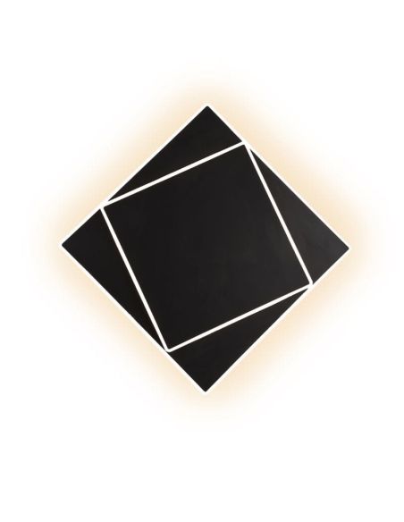 Aplique de pared negro DAKLA 6428 Mantra 28cm | LeonLeds