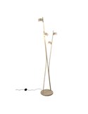 Lámpara de pie con 4 focos orientables CODA interruptor pedal bombillas excl. 4x GX53 max. 10W IP20 Beige