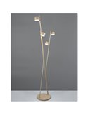 Lámpara de pie con 4 focos orientables CODA interruptor pedal bombillas excl. 4x GX53 max. 10W IP20 Beige