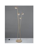 Lámpara de pie con 4 focos orientables CODA interruptor pedal bombillas excl. 4x GX53 max. 10W IP20 Beige