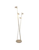 Lámpara de pie con 4 focos orientables CODA interruptor pedal bombillas excl. 4x GX53 max. 10W IP20 Beige