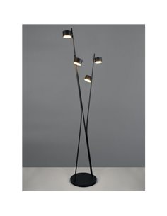 Lampadaire CODA 4 lampes avec interrupteur à pied, sans 4 ampoules GX53, max. 10 W, IP20, noir 2
