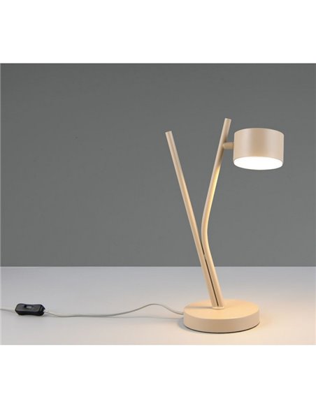 Lámpara de mesa con foco orientable CODA bombilla excl. 1x GX53 max. 10W IP20 Beige