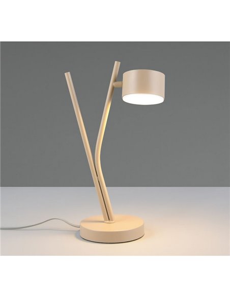 Lámpara de mesa con foco orientable CODA bombilla excl. 1x GX53 max. 10W IP20 Beige