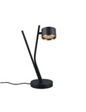 Lámpara de mesa CODA, luz orientable, bombilla excl. 1x GX53 max. 10W IP20 Negro