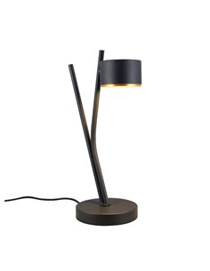 Lámpara de mesa CODA, luz orientable, bombilla excl. 1x GX53 max. 10W IP20 Negro