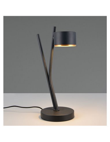 Lámpara de mesa CODA, luz orientable, bombilla excl. 1x GX53 max. 10W IP20 Negro