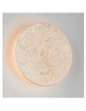 Candeeiro de parede redondo LED BOBBIN em pedra travertino BOBBIN Ø23cm  4W 1x 370lm, 3000K IP20