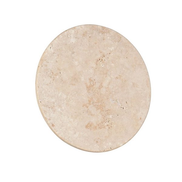 Applique murale LED ronde en pierre de travertin BOBBIN Ø23cm 4W 1x 370lm, 3000K IP20