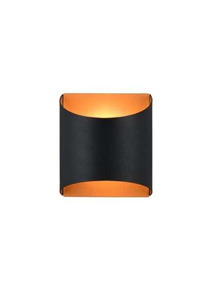 Luminária de parede decorativa SAMDEL, para cima e para baixo, lâmpada excl. 1x G9 máx. 5W IP20 Preto