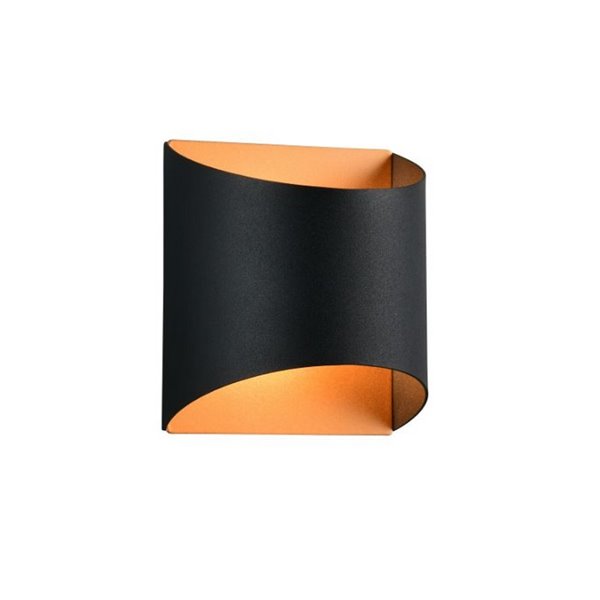 Aplique de pared decorativo SAMDEL luz arriba y abajo, bombilla excl. 1x G9 max. 5W IP20 Negro