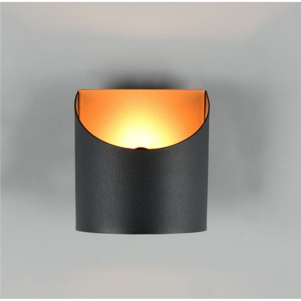 Aplique de pared decorativo SAMDEL luz arriba y abajo, bombilla excl. 1x G9 max. 5W IP20 Negro