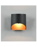 Aplique de pared decorativo SAMDEL luz arriba y abajo, bombilla excl. 1x G9 max. 5W IP20 Negro